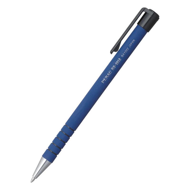 Ручка шариковая автоматическая PENAC RB-085B BA 0,7мм синяя BA1002-03F