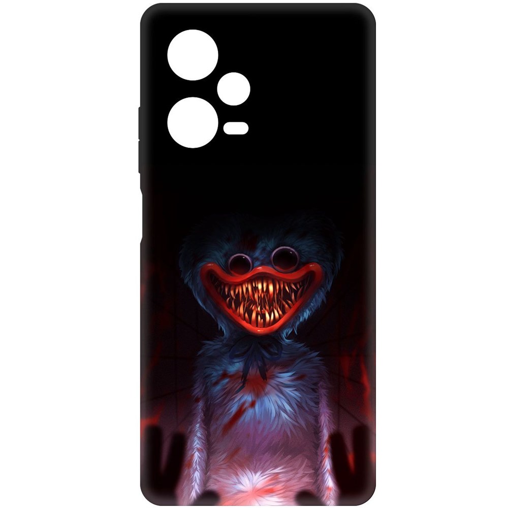 

Чехол-накладка Софт Атака Хаги Ваги для Xiaomi Redmi Note 12 Pro+ 5G, Черный