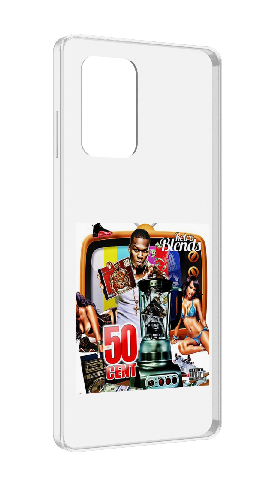 

Чехол MyPads 50 Cent - Retro 50 Cent Blends для ZTE Blade A72 / ZTE Blade V40 Vita, Прозрачный, Tocco