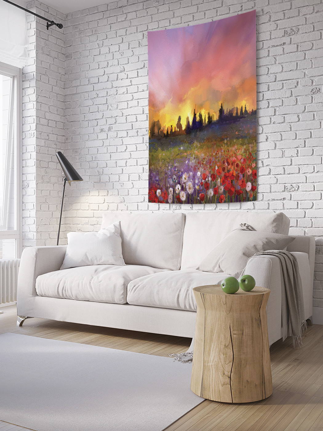

Вертикальное фотопанно на стену JoyArty Долина весны 150x200 см, Долина весны