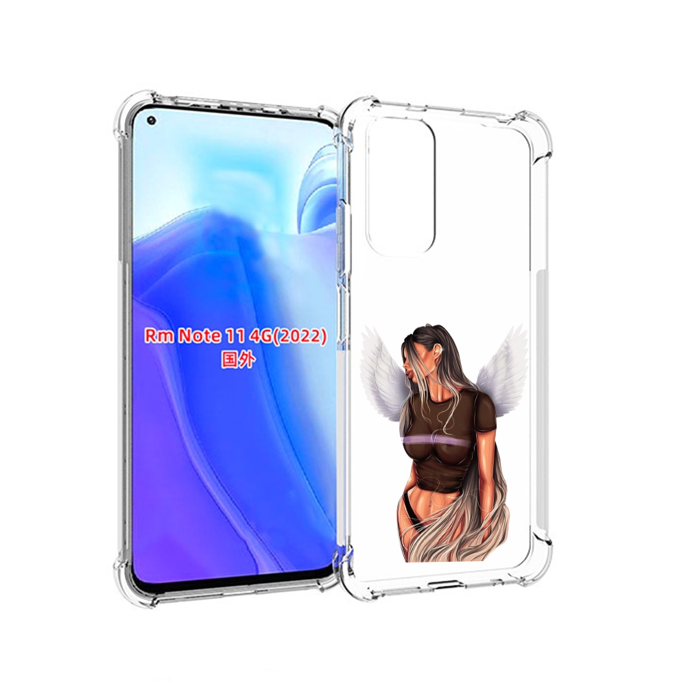 

Чехол MyPads девушка-ангел-с-крыльями женский для Xiaomi Redmi Note 11 4G ( Глобальная, Tocco