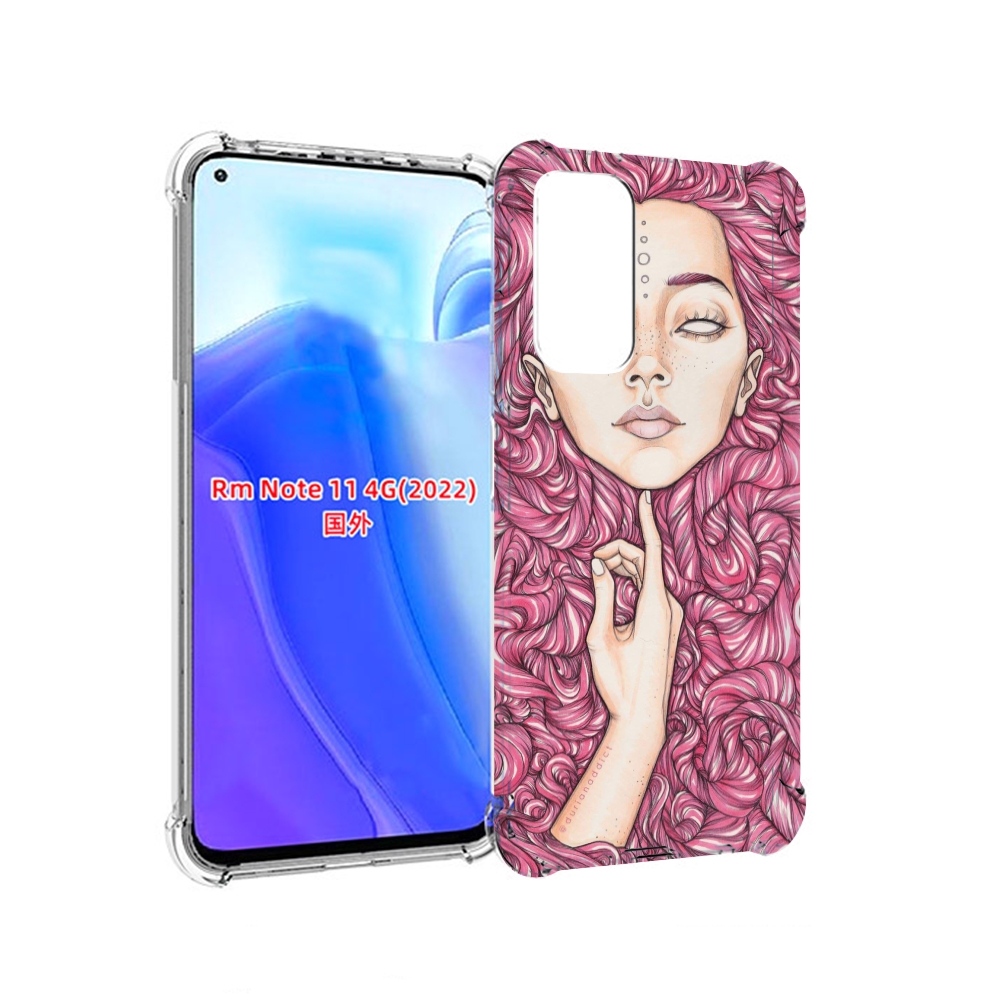 

Чехол MyPads девушка утонула в волосах женский для Xiaomi Redmi Note 11 4G ( Глобальная, Tocco