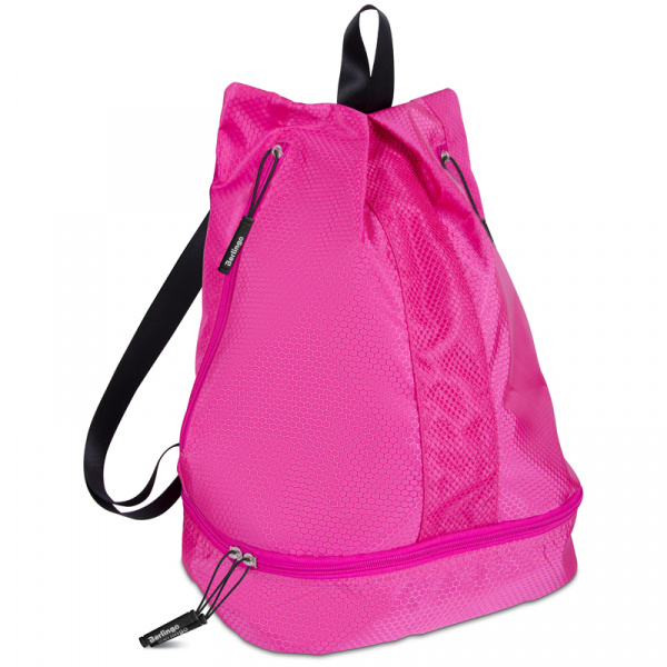 фото Мешок-сумка 1 отделение berlingo classic pink, 39x28x19см, 1 карман, отделение для обуви