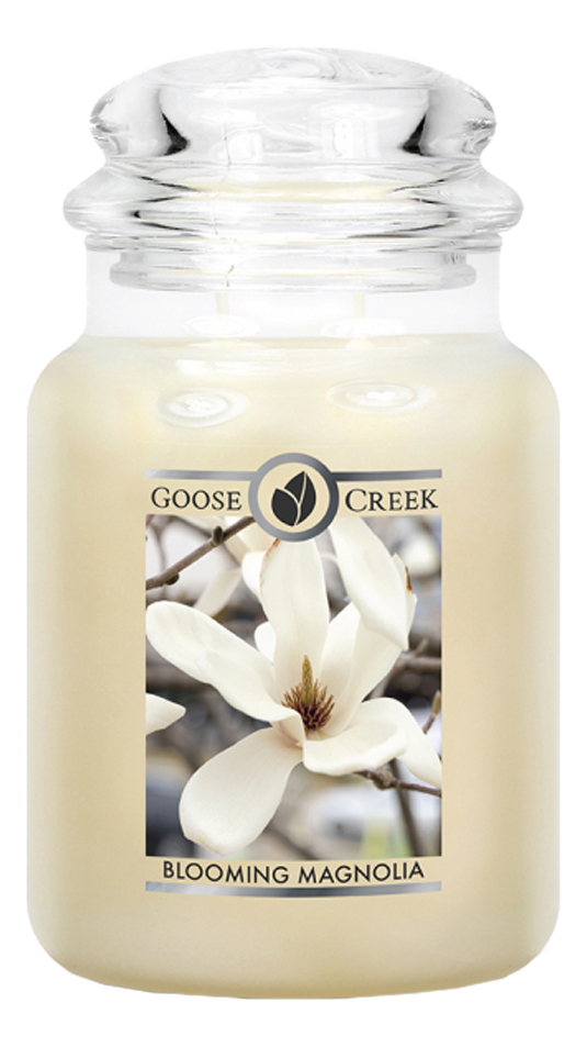 фото Ароматическая свеча blooming magnolia (цветы магнолии) 680г goose creek