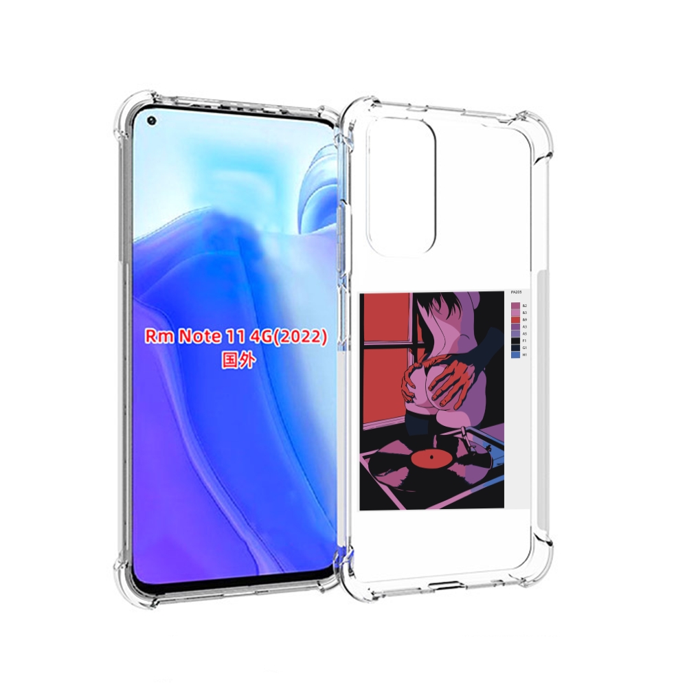 

Чехол MyPads девушка красивая сзади женский для Xiaomi Redmi Note 11 4G ( Глобальная ве, Tocco