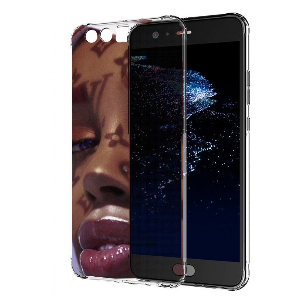 

Чехол бампер MyPads лицо девушки тень женский для Huawei P10 Plu, Прозрачный, Tocco