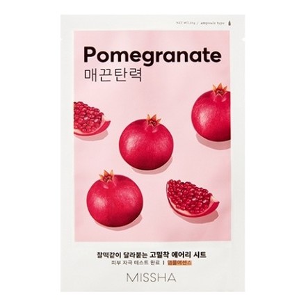 Маска Missha Airy Fit Pomegranate, 26 г маска jmsolution life ginger wood treatment глубоко питающая для волос с экстрактом имбиря