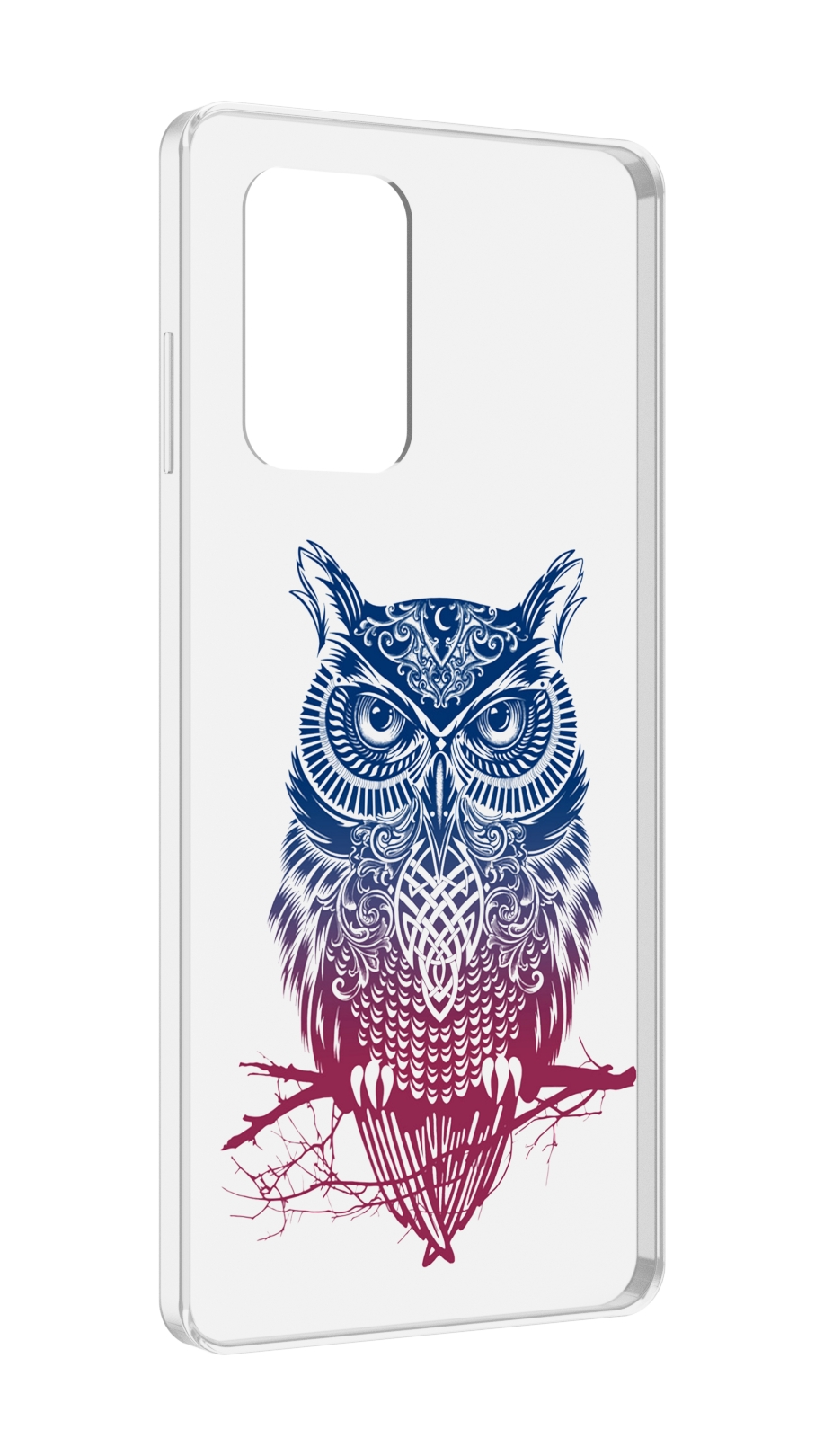 

Чехол MyPads хиппи сова для ZTE Blade A72 / ZTE Blade V40 Vita, Прозрачный, Tocco