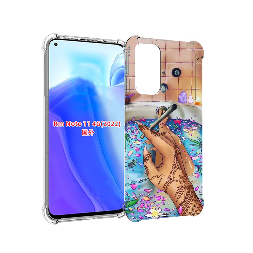 

Чехол MyPads девушка в ванне женский для Xiaomi Redmi Note 11 4G ( Глобальная версия ), Tocco