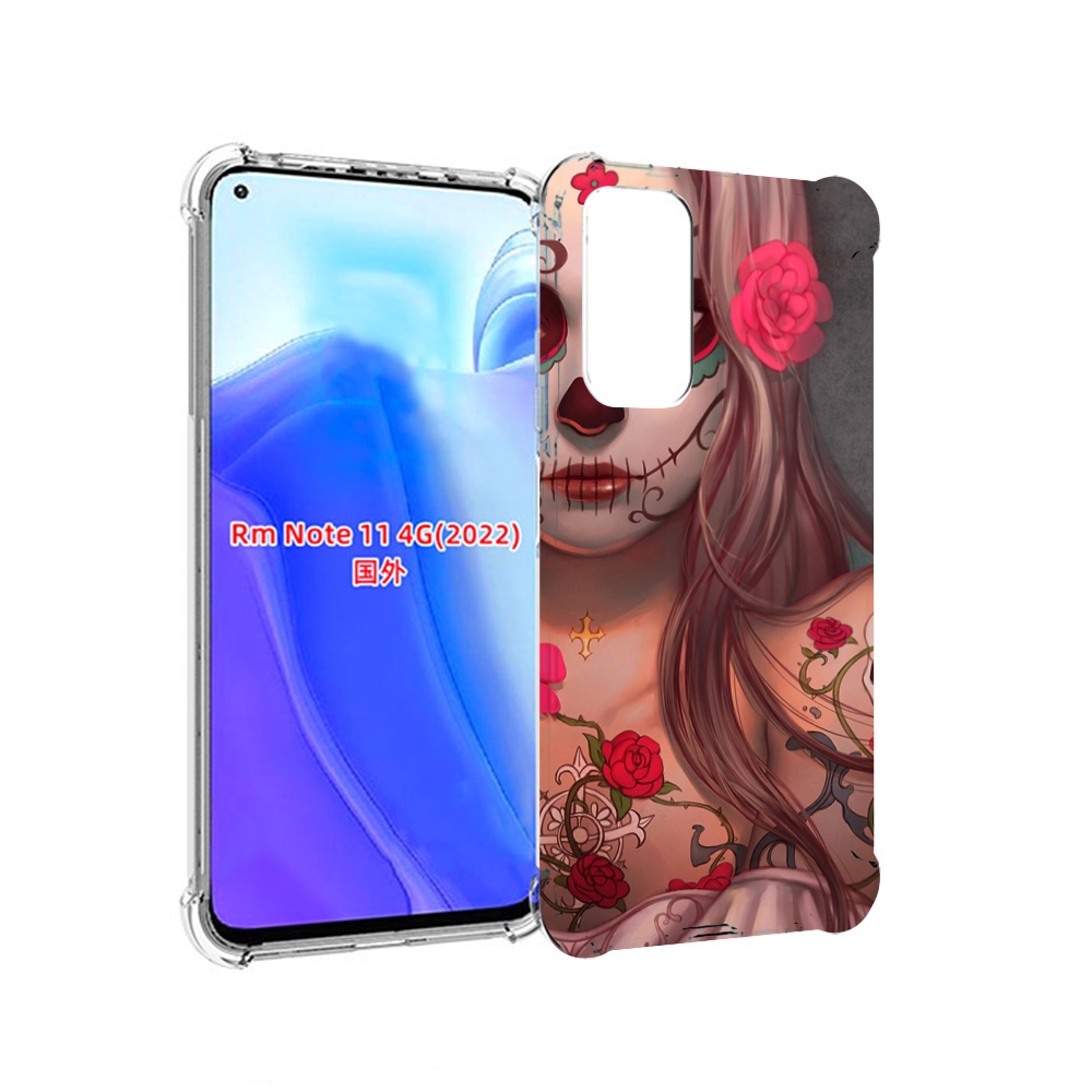 

Чехол MyPads девочка в рисунках для Xiaomi Redmi Note 11 4G ( Глобальная версия ), Tocco