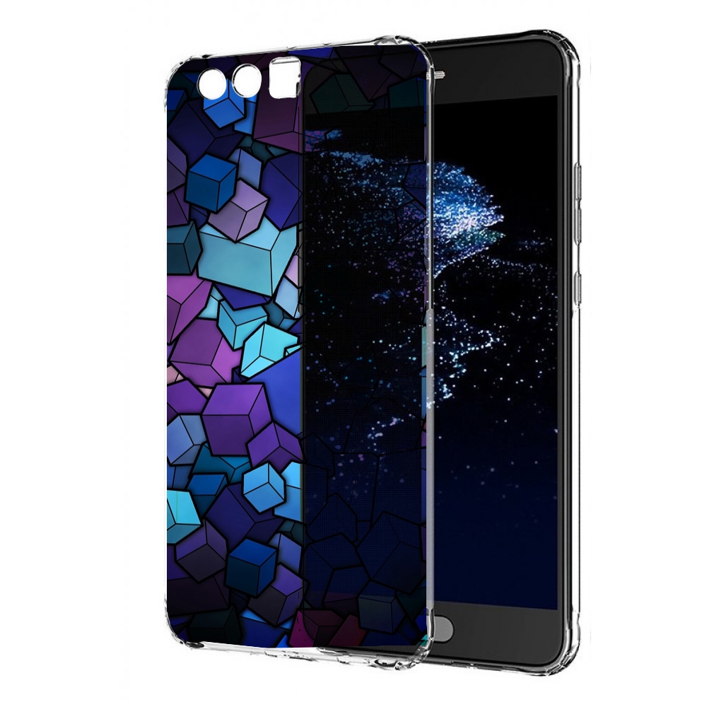 

Чехол бампер MyPads лепестки для Huawei P10 Plus противоударный, Прозрачный, Tocco