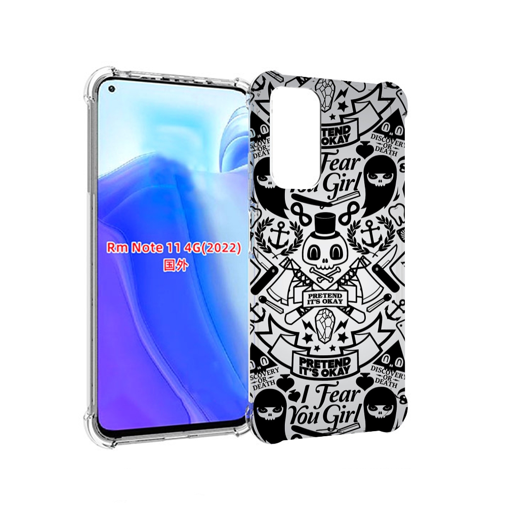 

Чехол MyPads готический-принт для Xiaomi Redmi Note 11 4G ( Глобальная версия ), Tocco