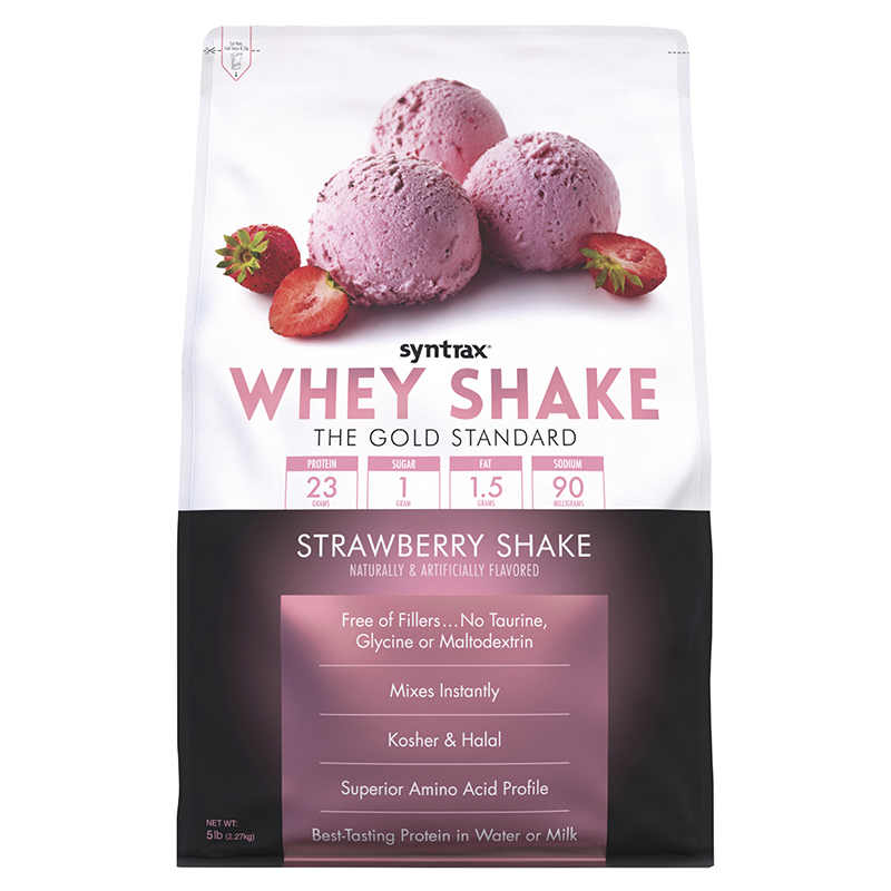 фото Протеин syntrax whey shake 2270 г - клубника