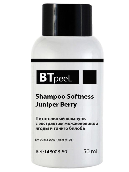 фото Питательный шампунь с экстрактом можжевеловой ягоды и гинкго билоба btpeel 50 мл