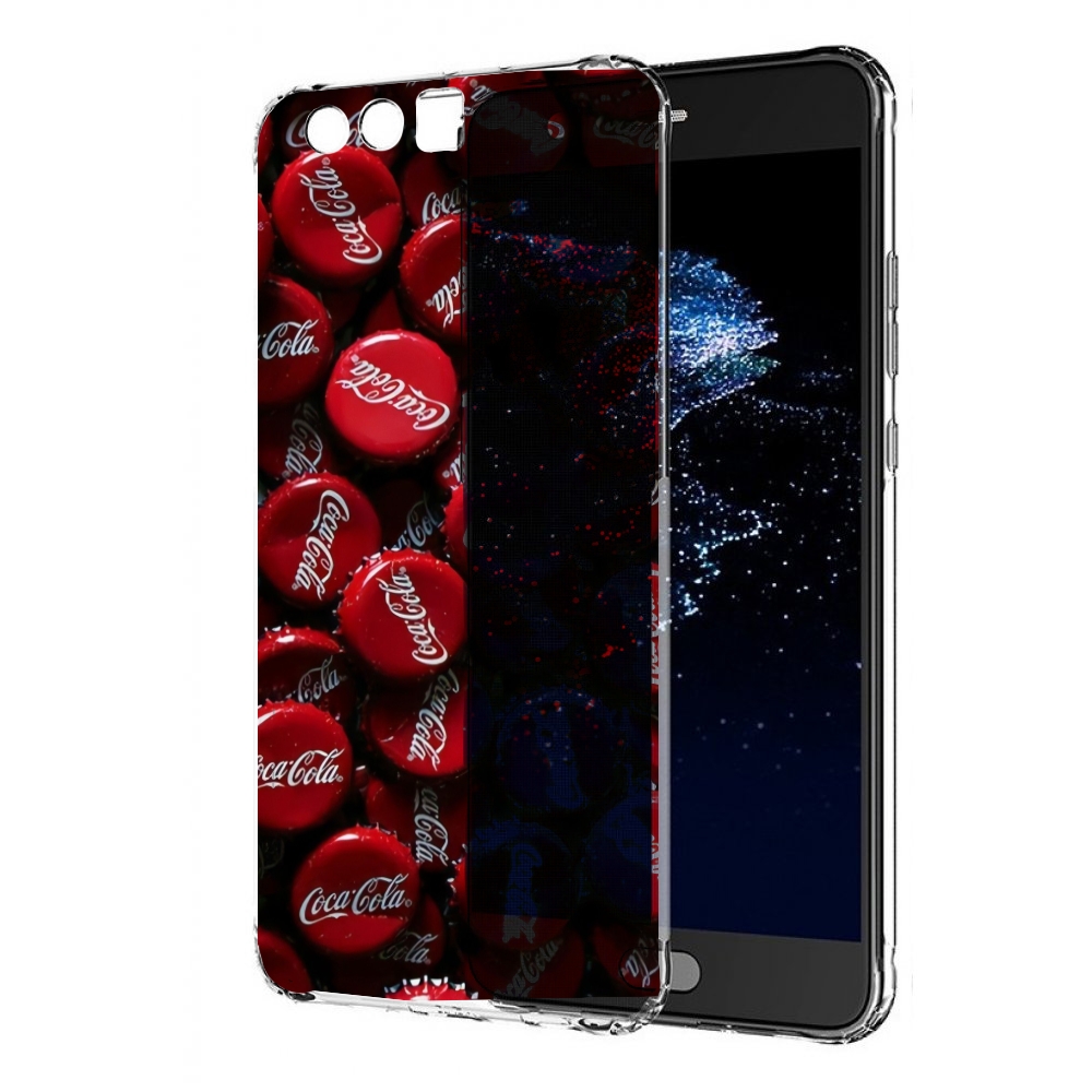

Чехол бампер MyPads крышки от кокаколы для Huawei P10 Plus проти, Прозрачный, Tocco