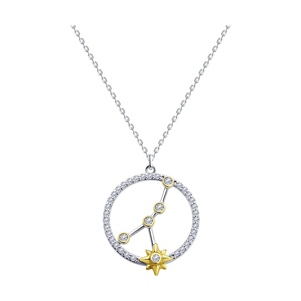 

Колье из серебра 40-45 см Diamant 94-170-01791-1, фианит, 94-170-01791-1