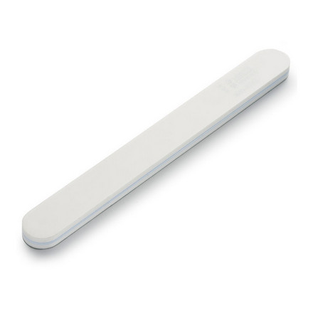 Пилка для ногтей MERTZ полировщик прямая белая 400/4000 пилка kosma прямая маленькая белая 240 240 пластиковая основа 1 шт