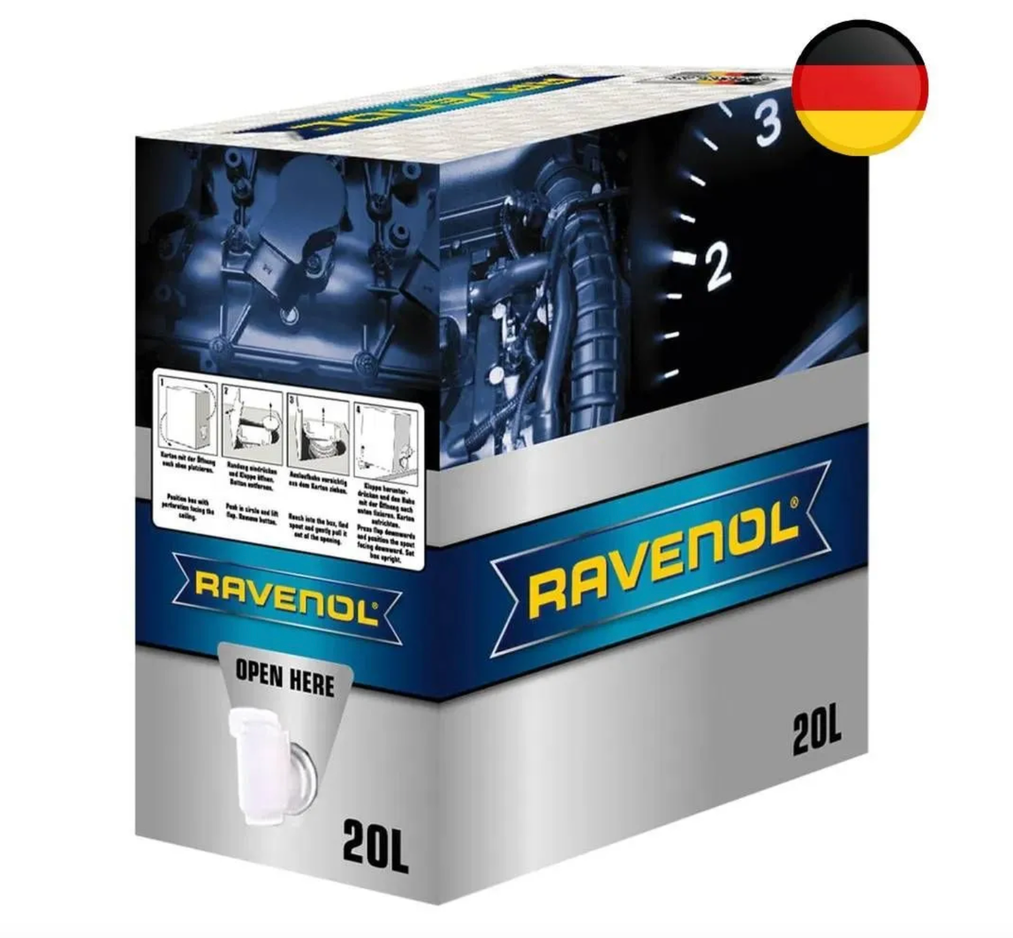 

Моторное масло Ravenol hcs sae 5w40 ecobox 20л