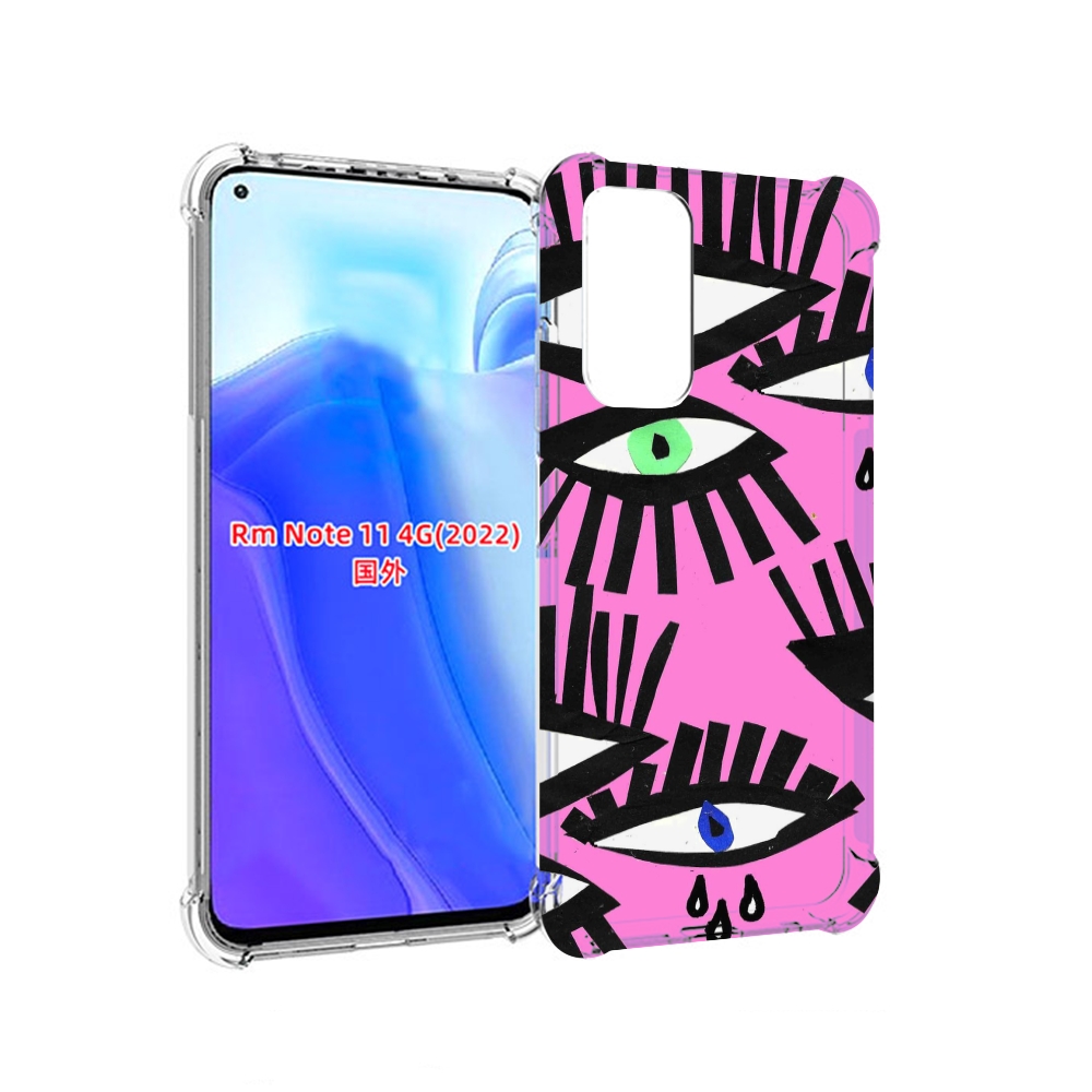 

Чехол MyPads глазки абстракция для Xiaomi Redmi Note 11 4G ( Глобальная версия ), Tocco