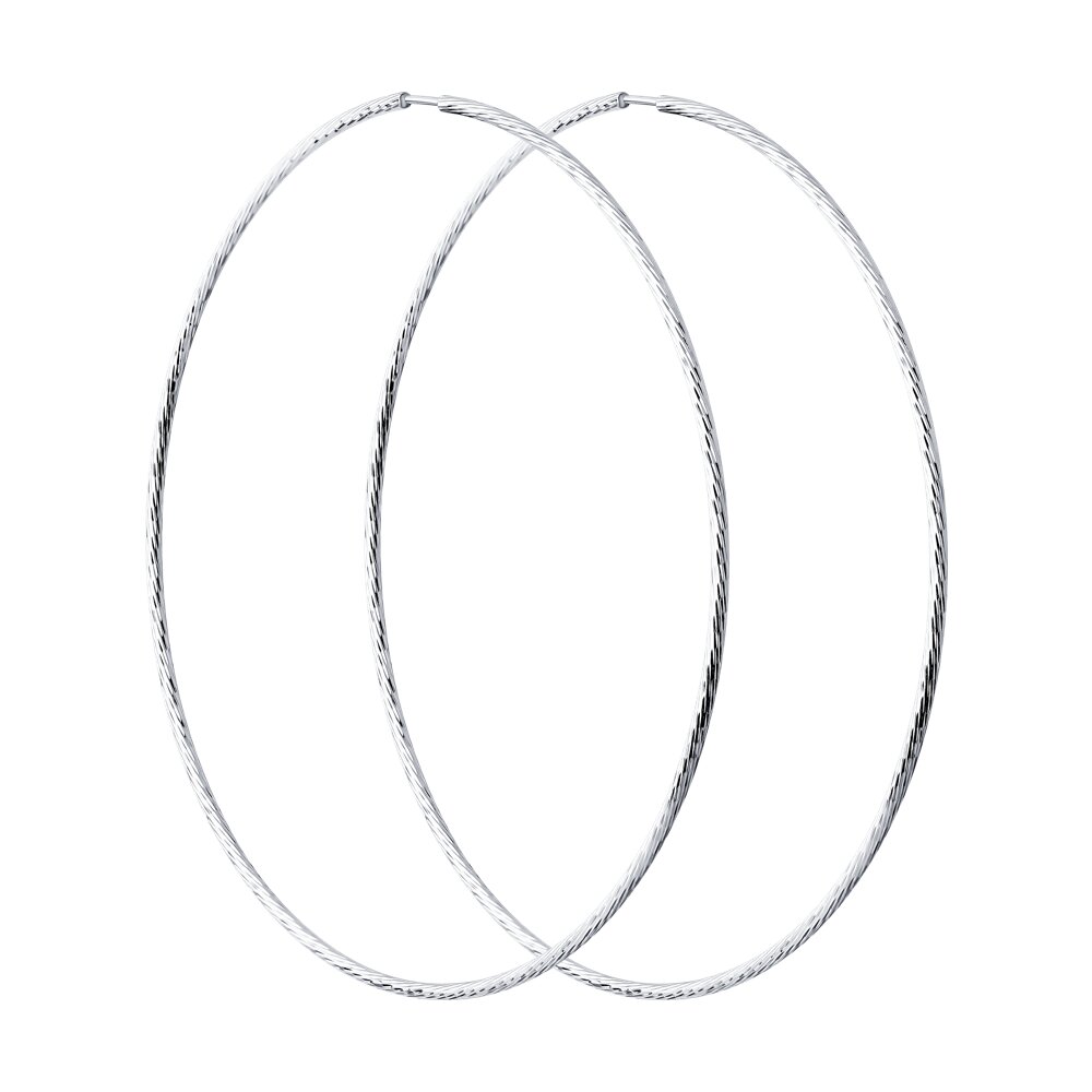

Серьги конго из серебра Diamant 94-124-01874-1, 94-124-01874-1