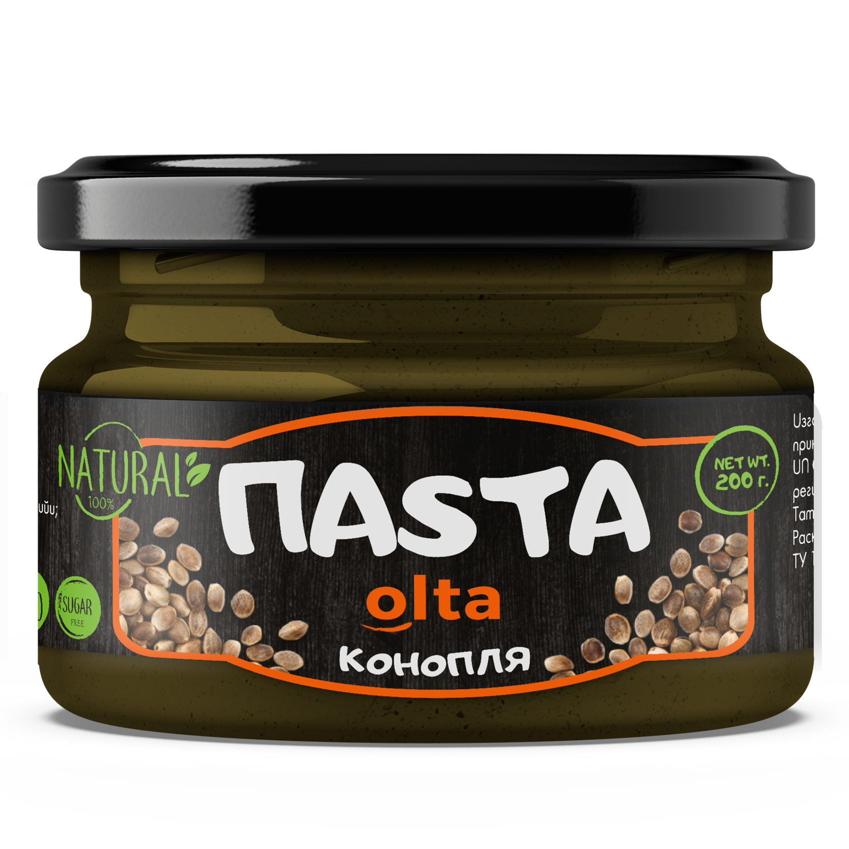 

Ореховая паста "ПАSТА olta" конопля