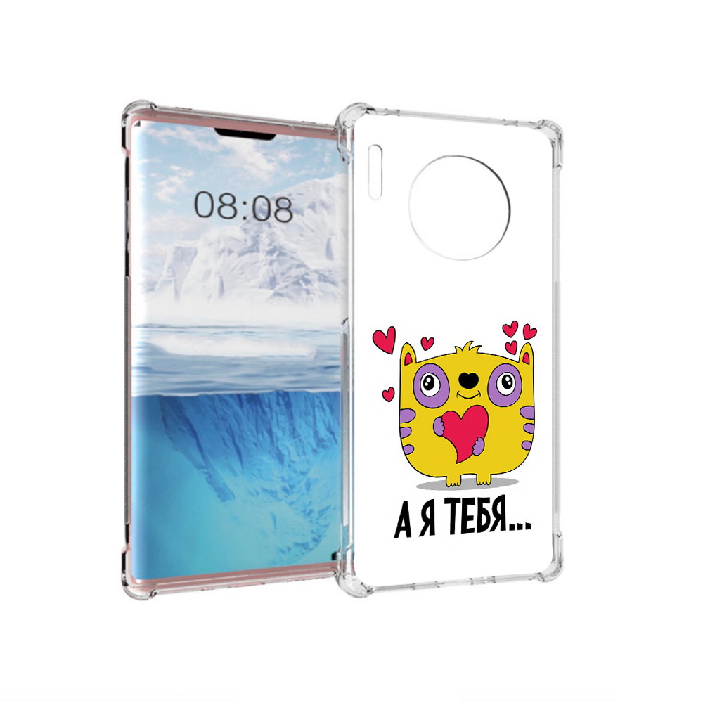 

Чехол MyPads Tocco для Huawei Mate 30 Pro 14 февраля а я тебя, Прозрачный, Tocco