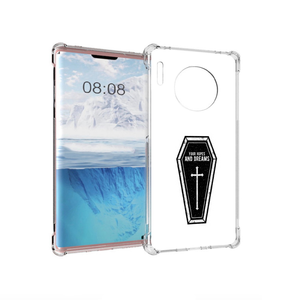 

Чехол MyPads Tocco для Huawei Mate 30 Pro гроб с мечтами, Прозрачный, Tocco