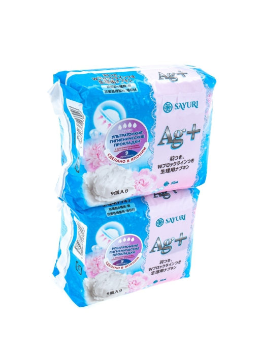 

Гигиенические прокладки для критических дней с серебром Sayuri Argentum+ супер 24 см 2 шт, PG56567