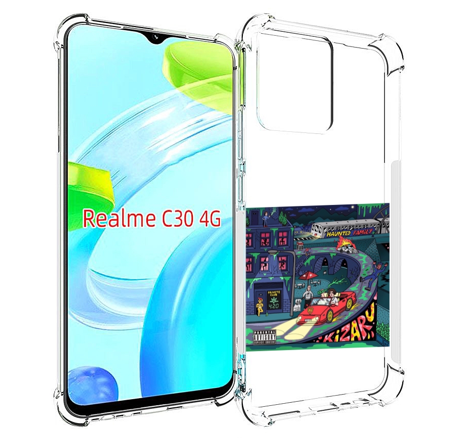 

Чехол MyPads Яд (альбом Kizaru) для Realme C30 4G / Narzo 50i Prime, Прозрачный, Tocco