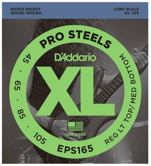 фото Струны для бас-гитары daddario eps165 d'addario