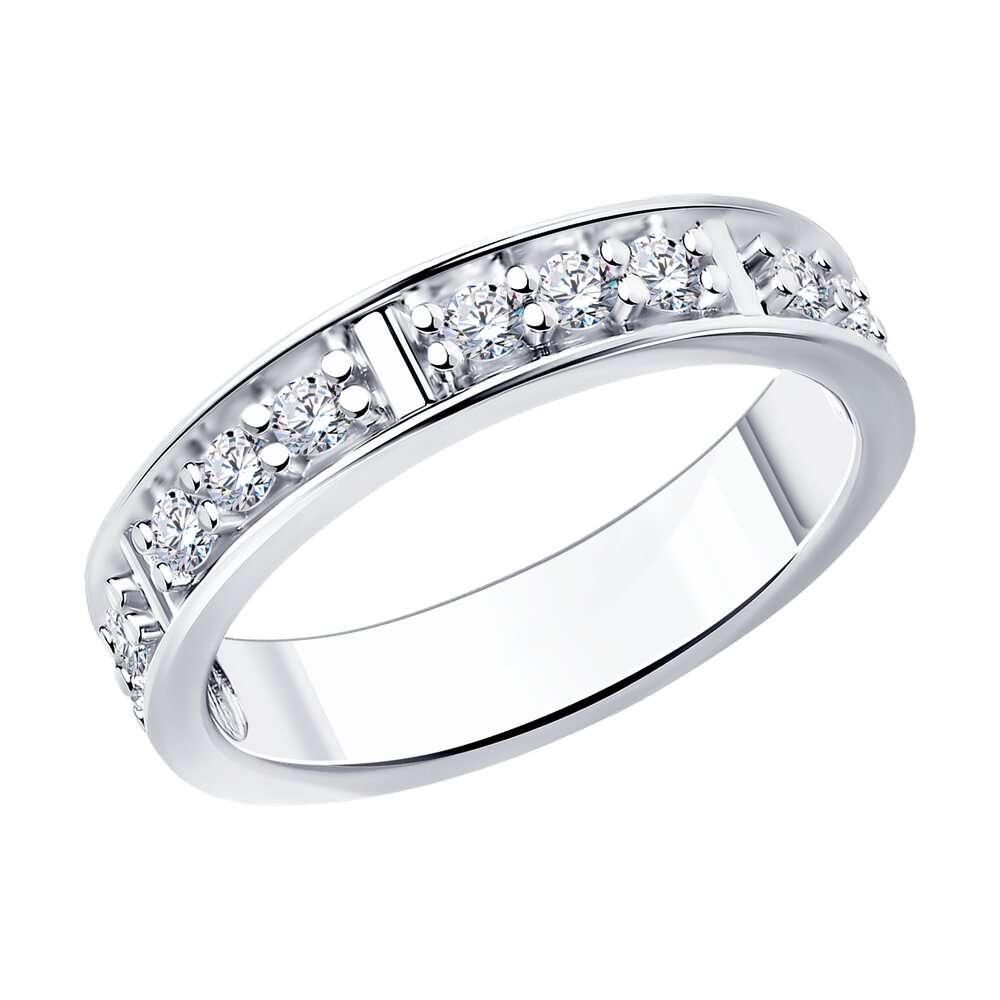 Кольцо из серебра р. 19 Diamant 94-110-01544-1, фианит