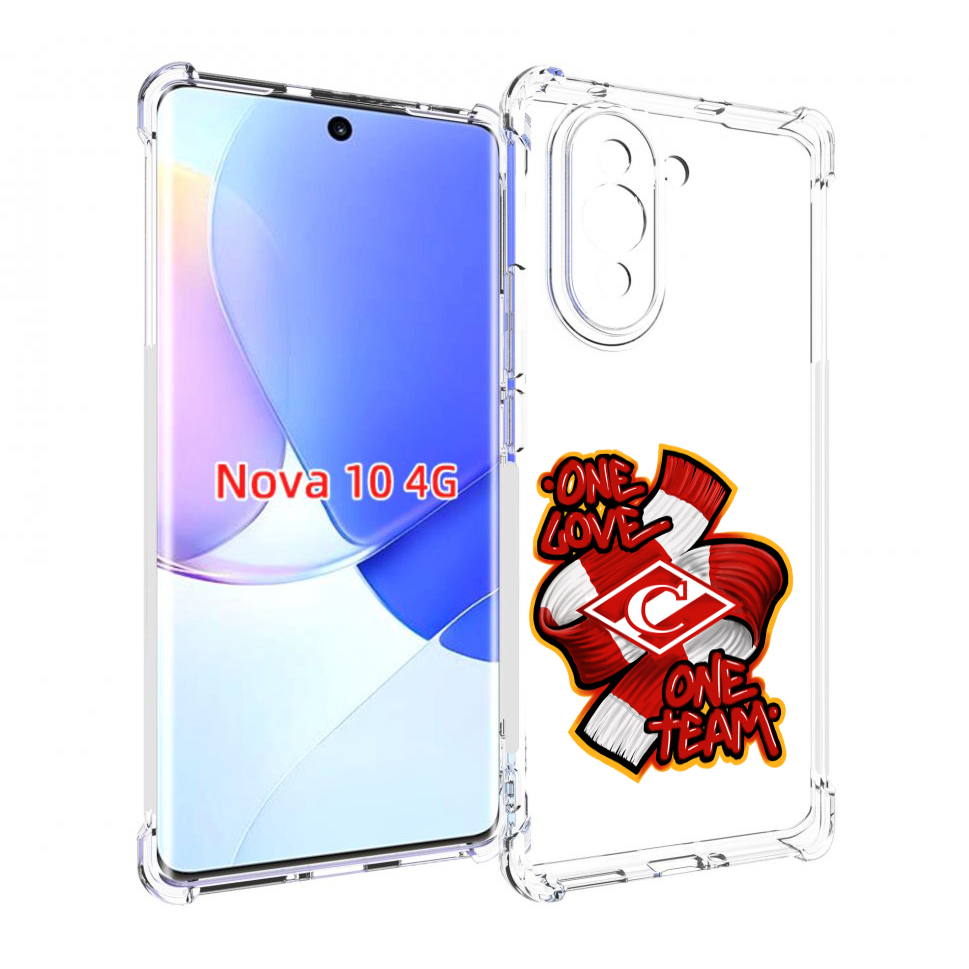 Чехол MyPads ФК спарак 1 любовь для Huawei Nova 10