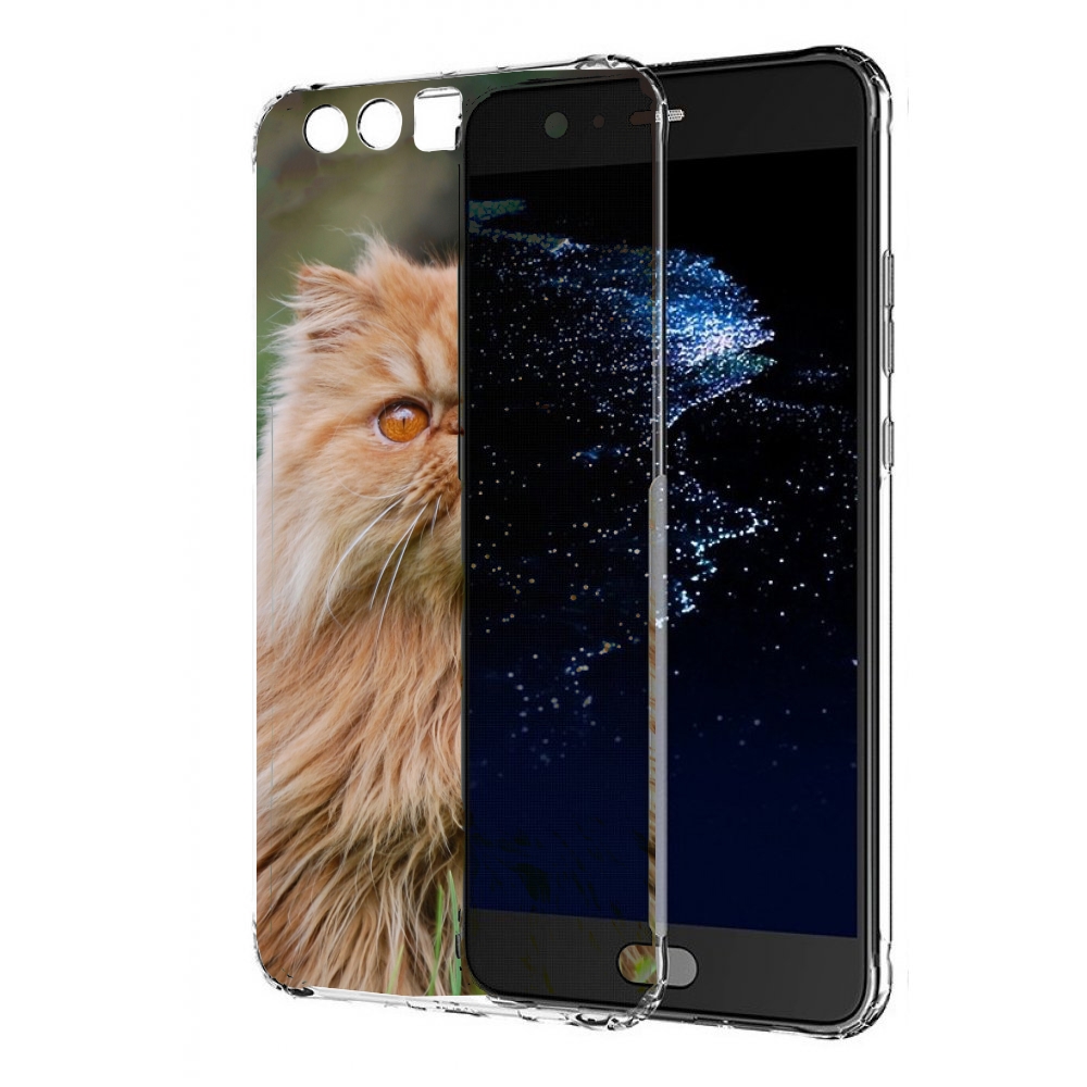 Чехол бампер MyPads кошка персидская для Huawei P10 Plus противо
