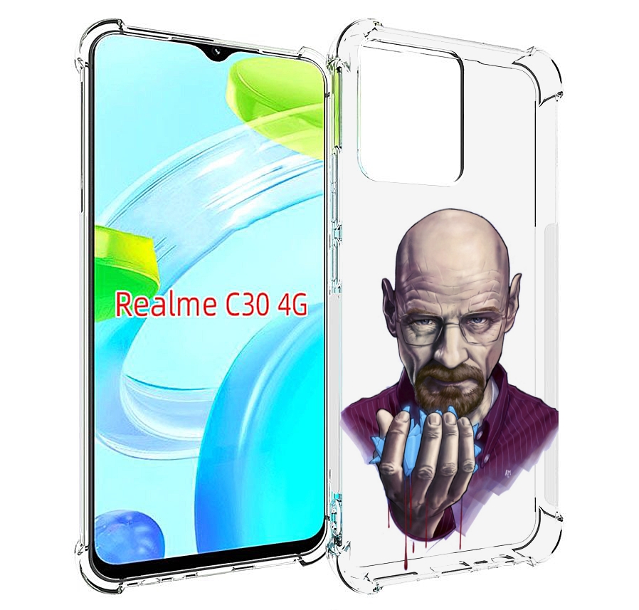 

Чехол MyPads Хайзенберг для Realme C30 4G / Narzo 50i Prime, Прозрачный, Tocco