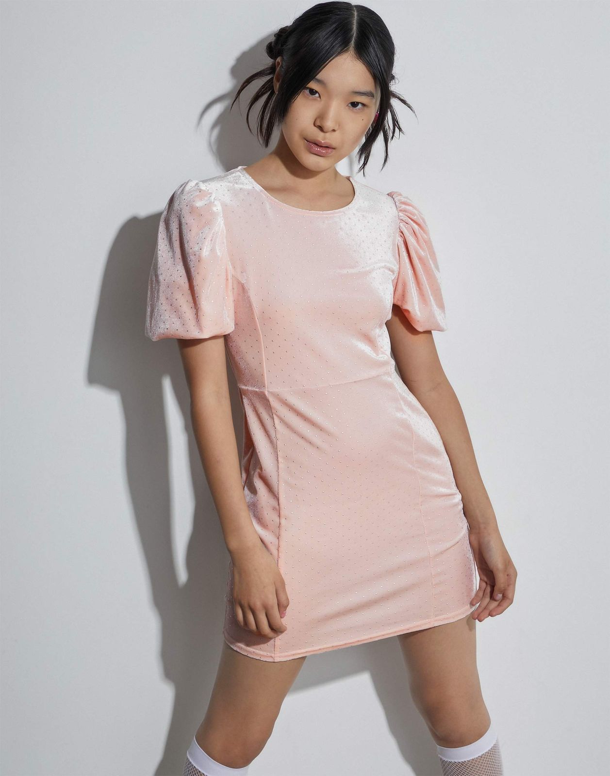 Платье детское Gloria Jeans GSO000431, пыльно-розовый, 164