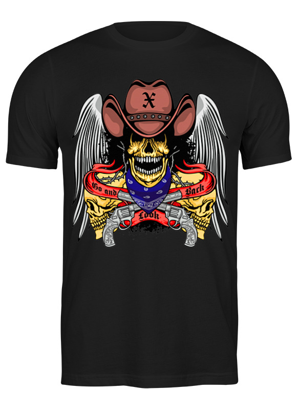 

Футболка мужская Printio Skullcowboy 2993849 черная M, Черный, Skullcowboy 2993849