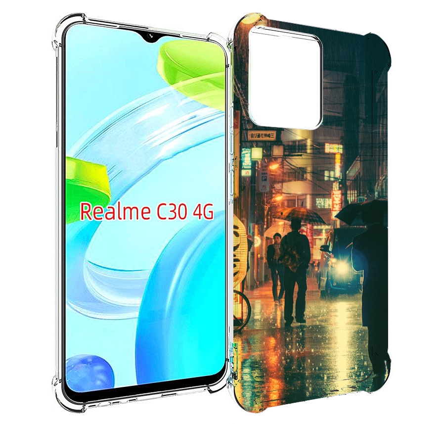 

Чехол MyPads Токио-сеул для Realme C30 4G / Narzo 50i Prime, Прозрачный, Tocco
