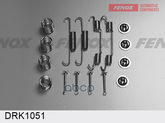 

Fenox Drk1051 Монтажный Комплект Барабанных Колодок