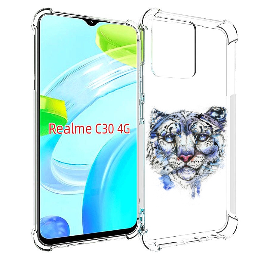 

Чехол MyPads Тигр 4 для Realme C30 4G / Narzo 50i Prime, Прозрачный, Tocco