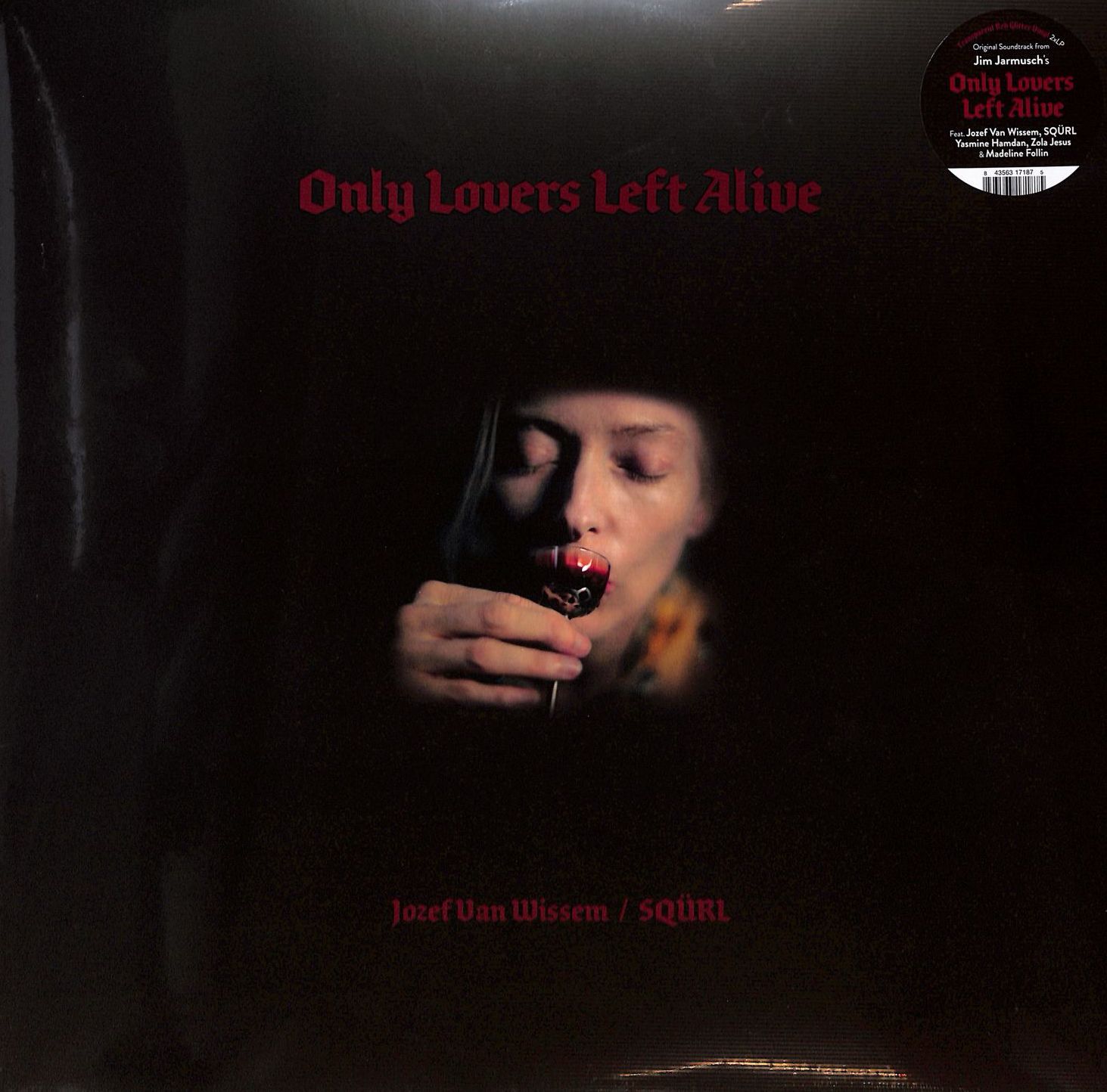 Jozef Van Wissem Only Lovers Left Alive (Transparent Red Glitter Vinyl) 2LP