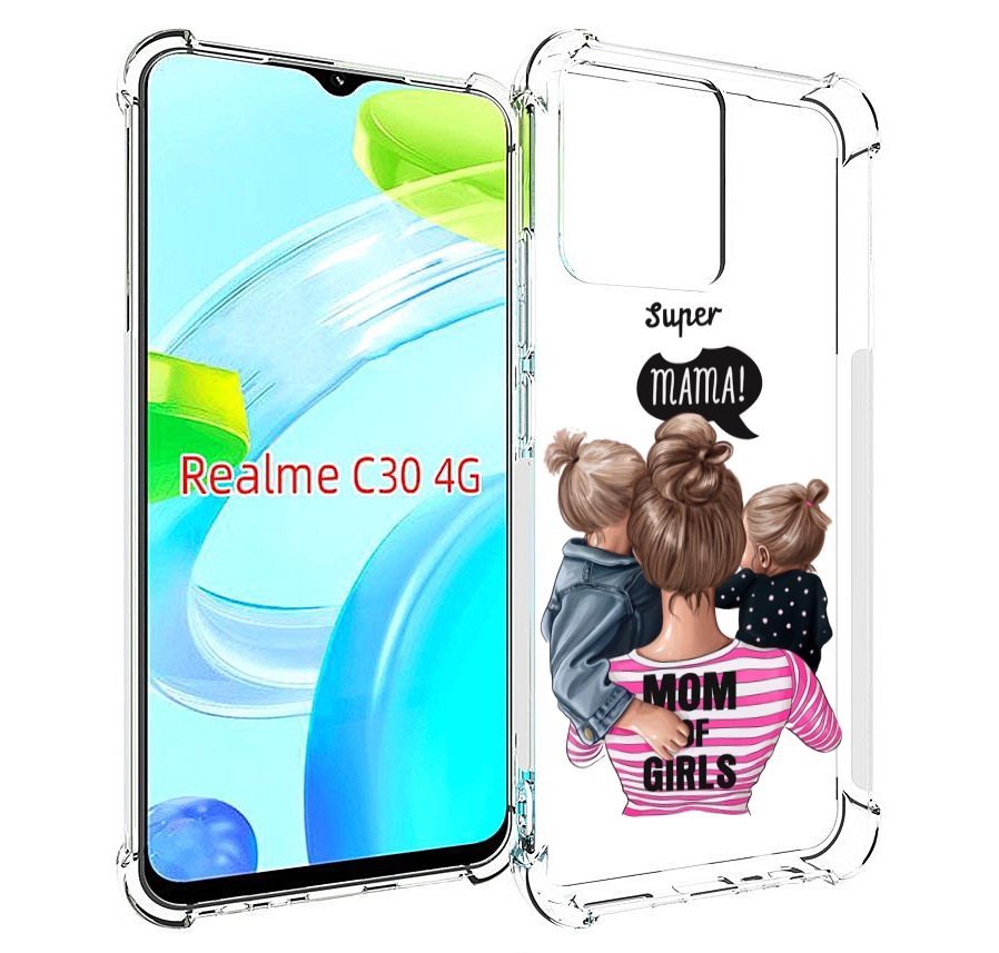 

Чехол MyPads Супер-мама-2 женский для Realme C30 4G / Narzo 50i Prime, Прозрачный, Tocco