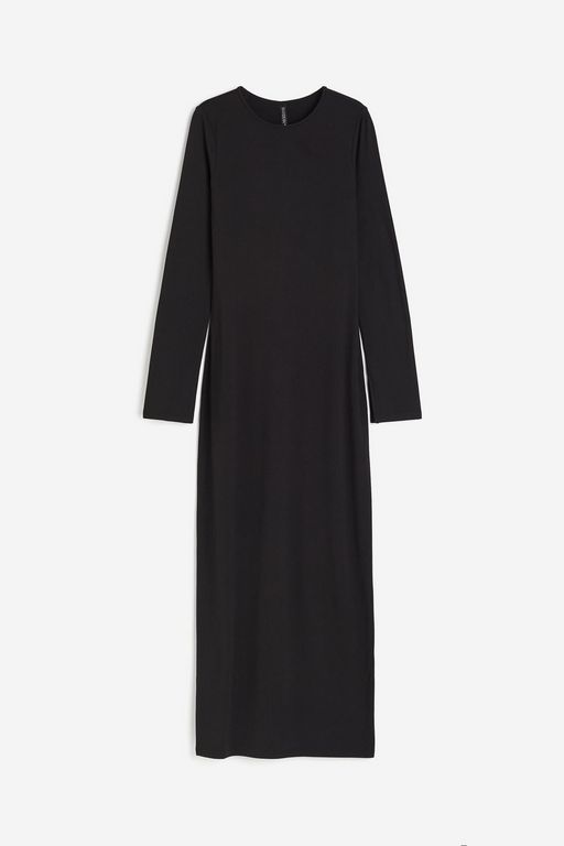 

Платье женское H&M 1224538 черное XS, Черный, 1224538