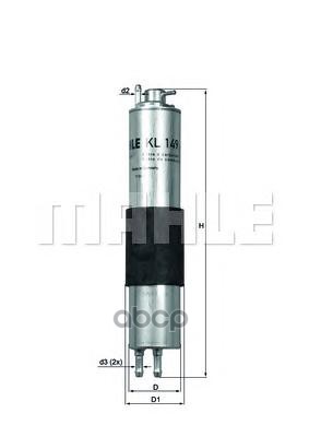 

Фильтр топливный KNECHT/MAHLE KL149