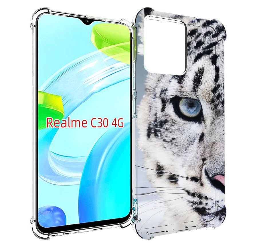 

Чехол MyPads Снежный-барс для Realme C30 4G / Narzo 50i Prime, Прозрачный, Tocco