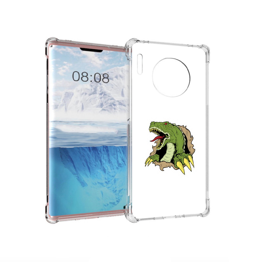 

Чехол MyPads Tocco для Huawei Mate 30 Pro годзила, Прозрачный, Tocco