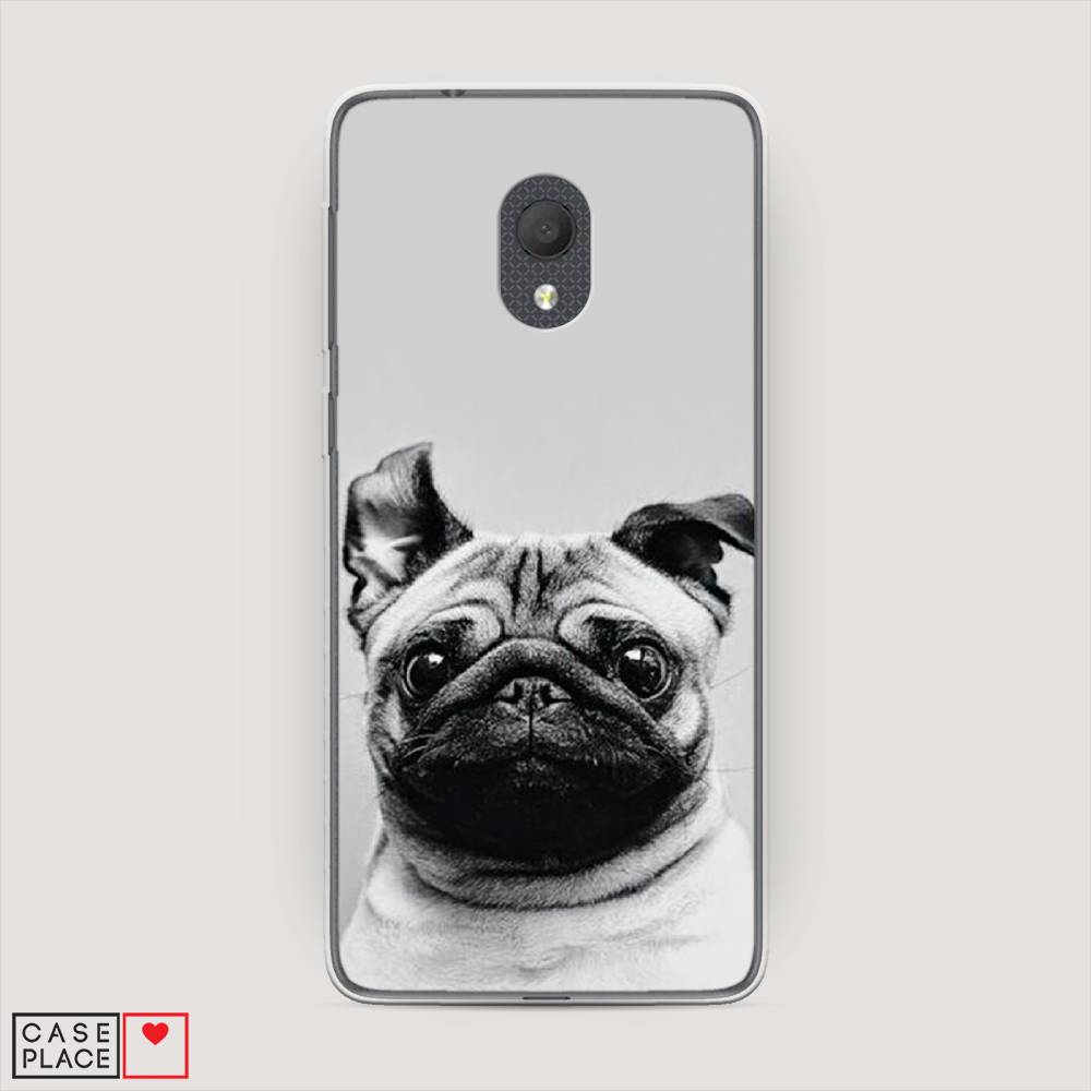 

Чехол Awog на Alcatel 1C 5003D (2019) / Алкатель 1C 5003D (2019) "Ушастый мопс", 170650-1