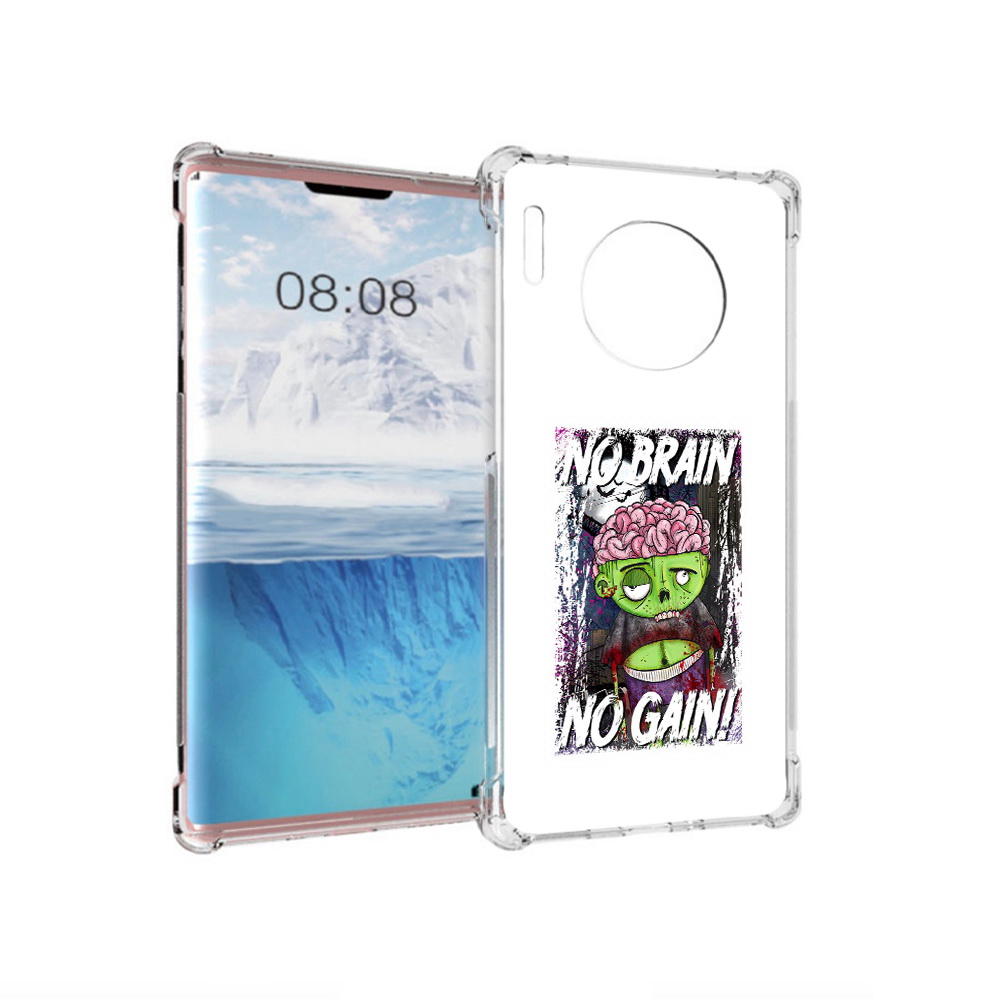 

Чехол MyPads Tocco для Huawei Mate 30 Pro глупый зомби, Прозрачный, Tocco