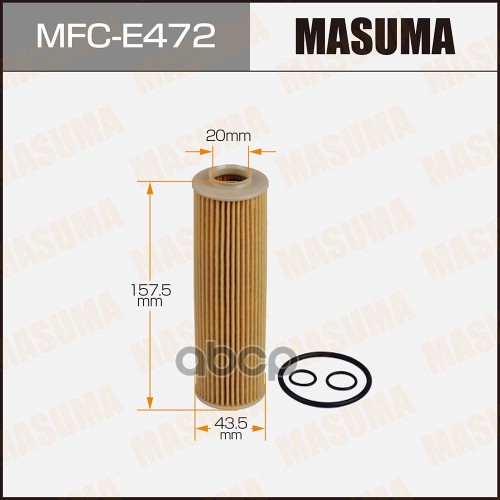 

Фильтр масляный двигателя MASUMA MFCE472