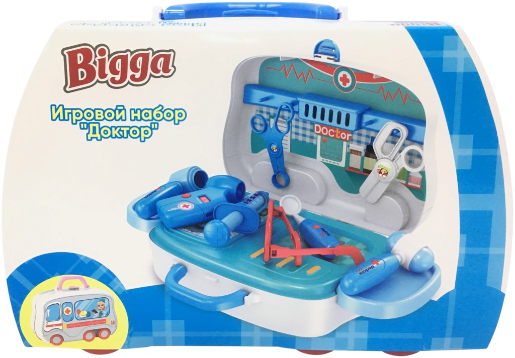 фото Игровой набор bigga доктор 11 элементов