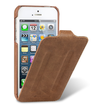 

Чехол Melkco для Apple iPhone 5/5S/iPhone SE Craft Lim.Ed. Prime Twin коричневый